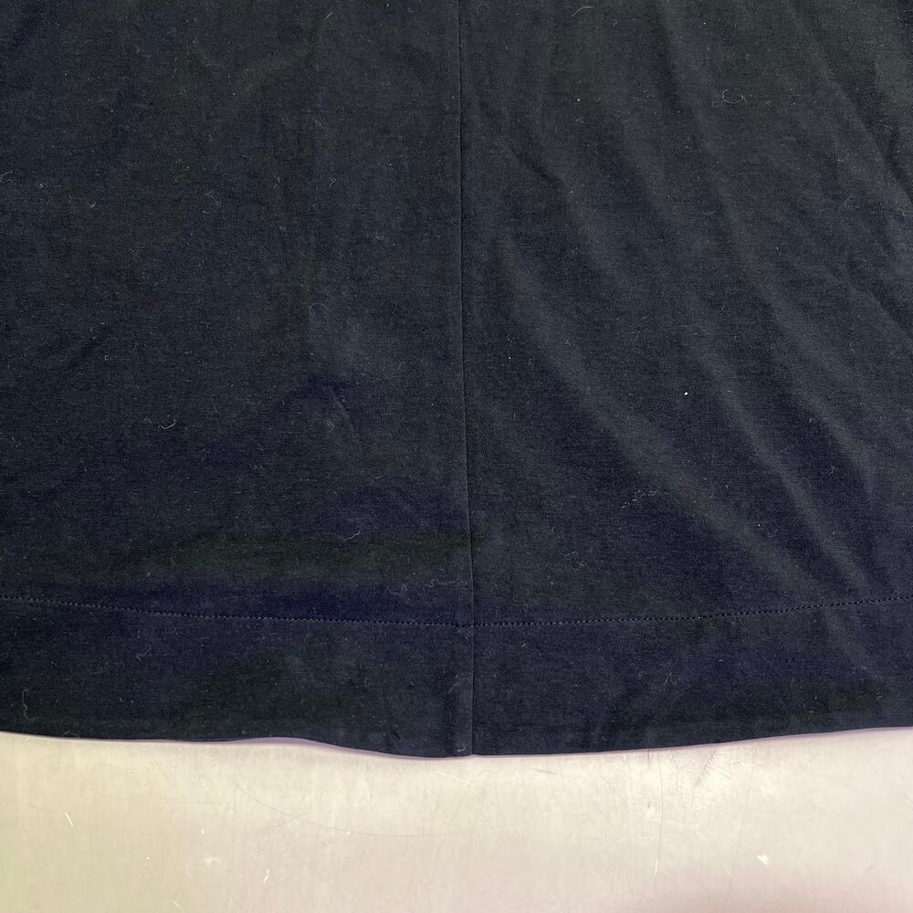 BRUNELLO CUCINELLI Ankle Dress W/ Shimmer Chest Accent 98% Cotton Women's Sz L - Picture 4 of 10